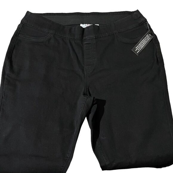 Denim & Co. Cozy Touch Denim Pull-On Jeggings - Picture 4 of 5